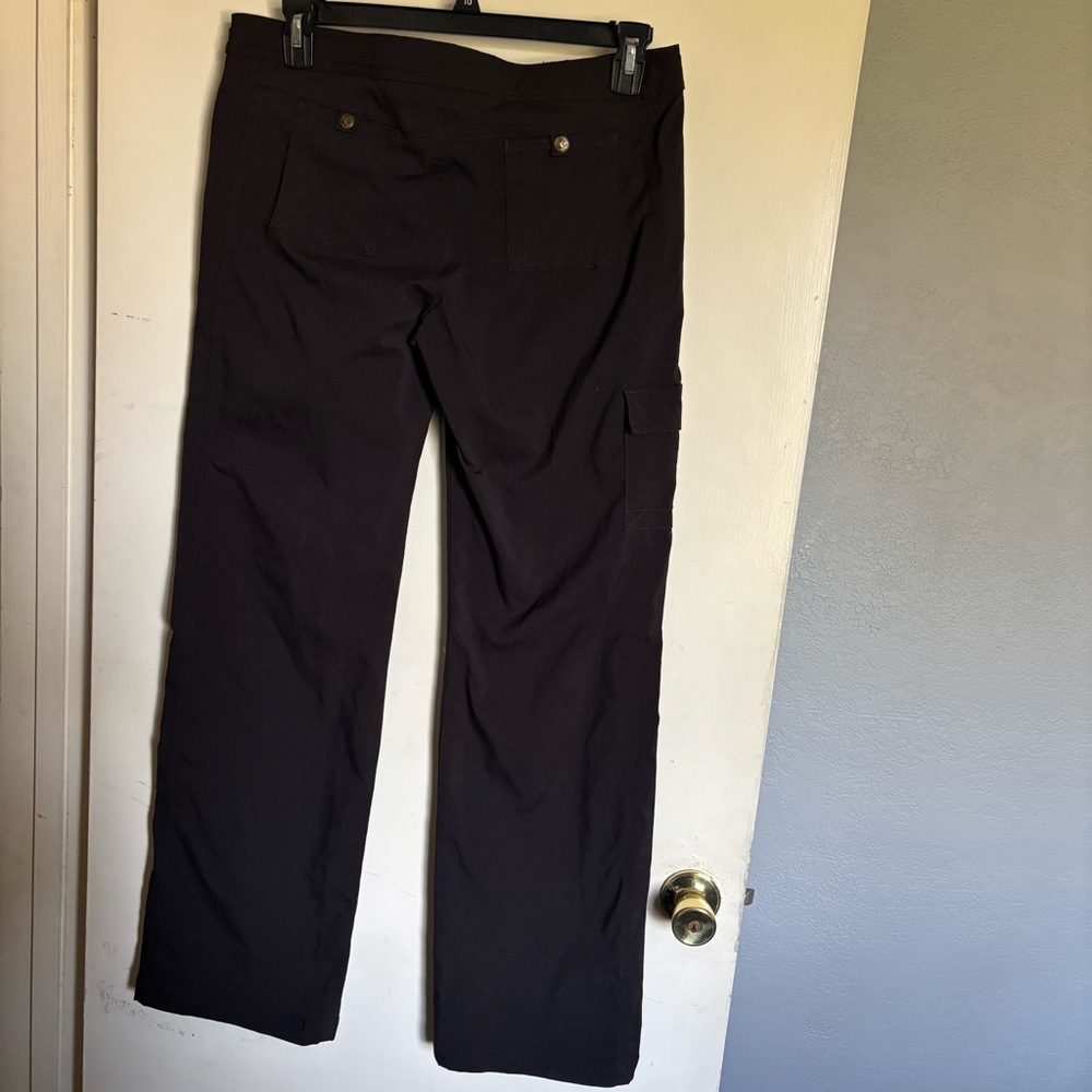 EUC Prana Women's Black Straight Leg Pants sz 12